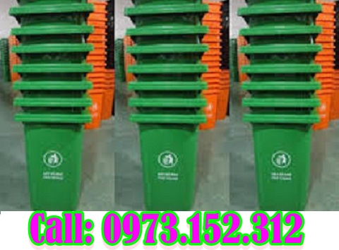 Thùng rác công cộng nhựa HDPE 120 lít